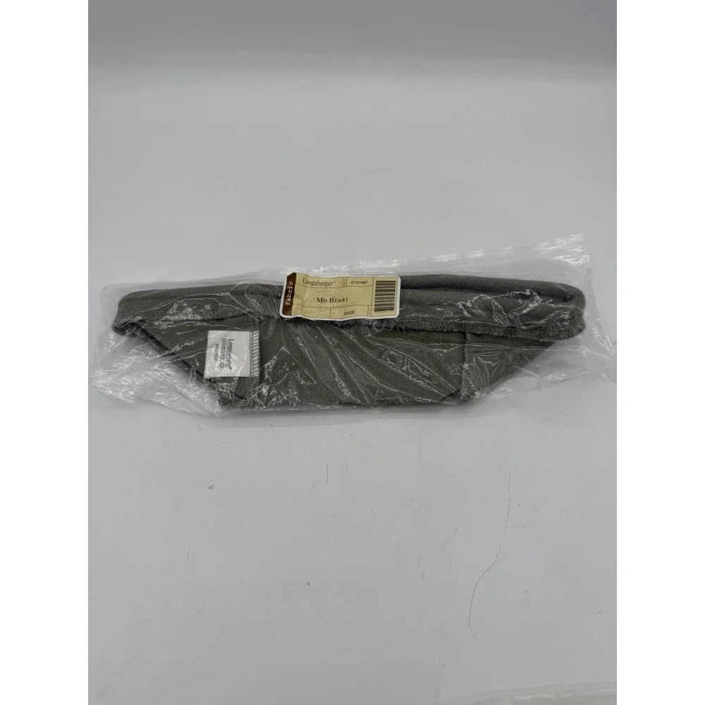 🧺🌿 Longaberger‎ Medium Berry Basket Liner ONLY – Sage – NIP – New in Package